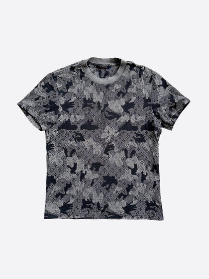 Louis Vuitton Grey Monogram Camo T-Shirt