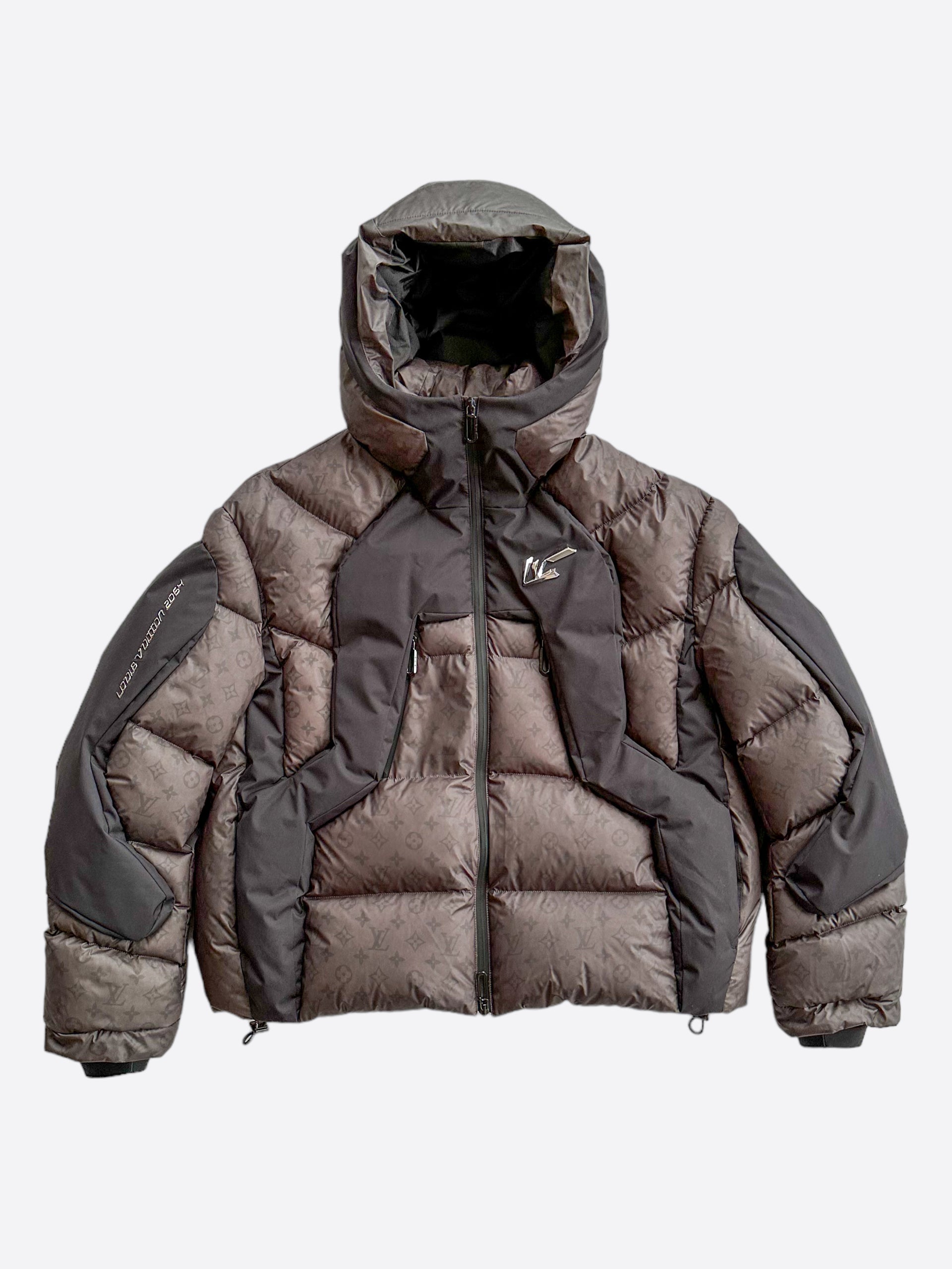 Louis Vuitton Black & Grey 2054 Monogram Heat Reflective Puffer 