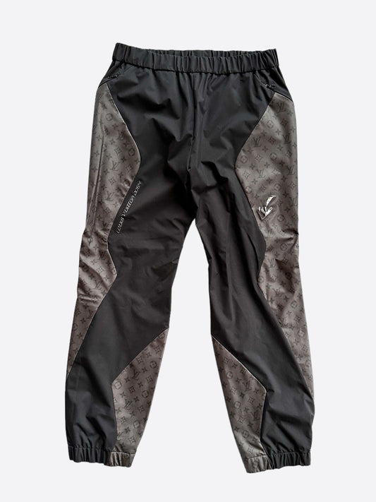 Louis Vuitton Black & Grey 2054 Monogram Heat Reflective Track Pants