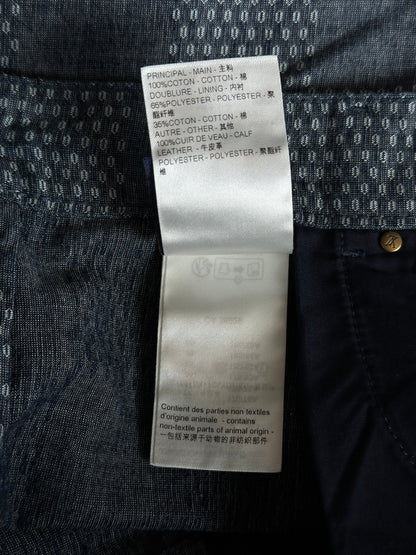 Louis Vuitton Blue Damier Denim Shorts