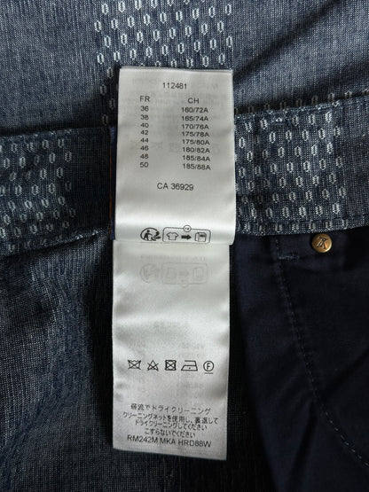 Louis Vuitton Blue Damier Denim Shorts