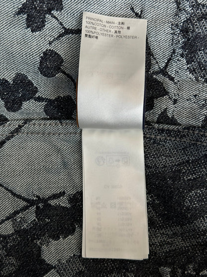 Louis Vuitton Blue & White Floral Monogram Denim Shirt