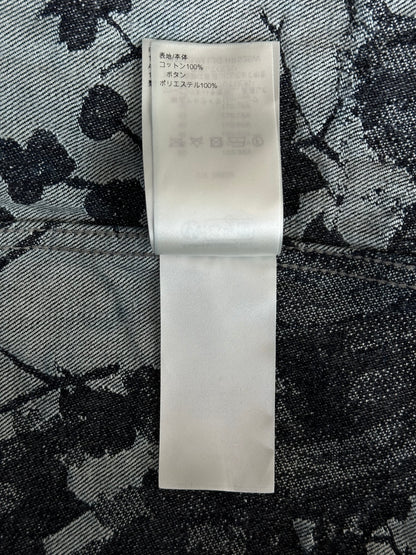 Louis Vuitton Blue & White Floral Monogram Denim Shirt