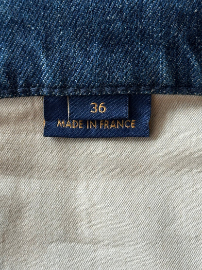 Louis Vuitton Blue Monogram Carpenter Denim Shorts