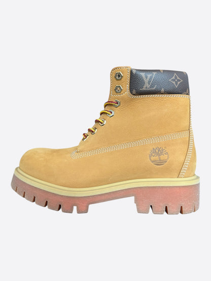 Louis Vuitton Timberland Wheat & Brown Monogram Boots