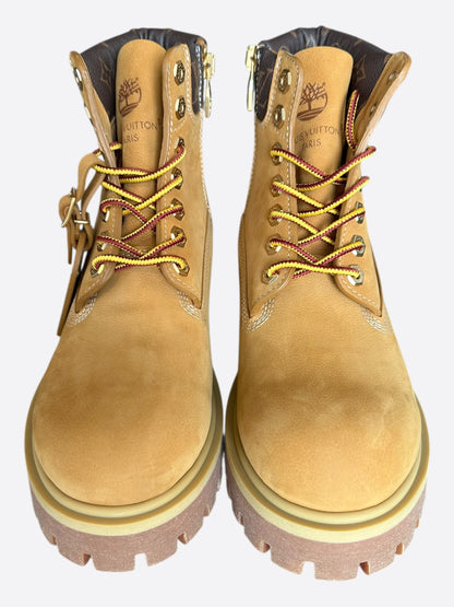 Louis Vuitton Timberland Wheat & Brown Monogram Boots