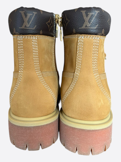 Louis Vuitton Timberland Wheat & Brown Monogram Boots