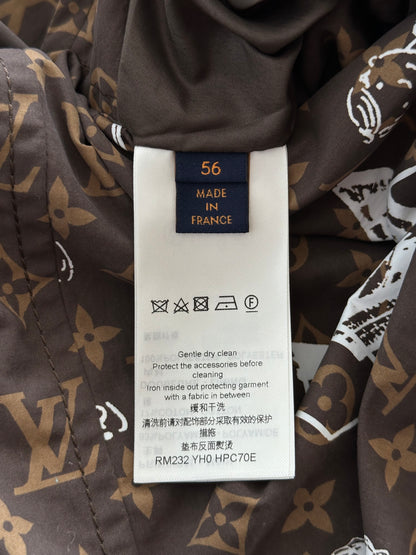 Louis Vuitton Brown Monogram Reversible Coat