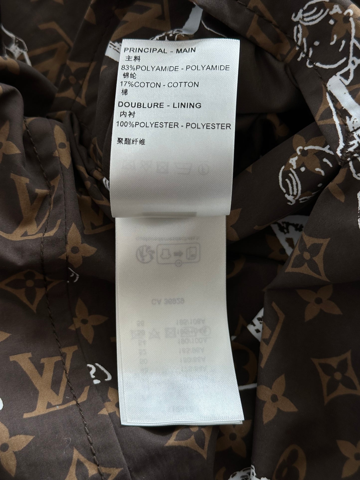 Louis Vuitton Brown Monogram Reversible Coat
