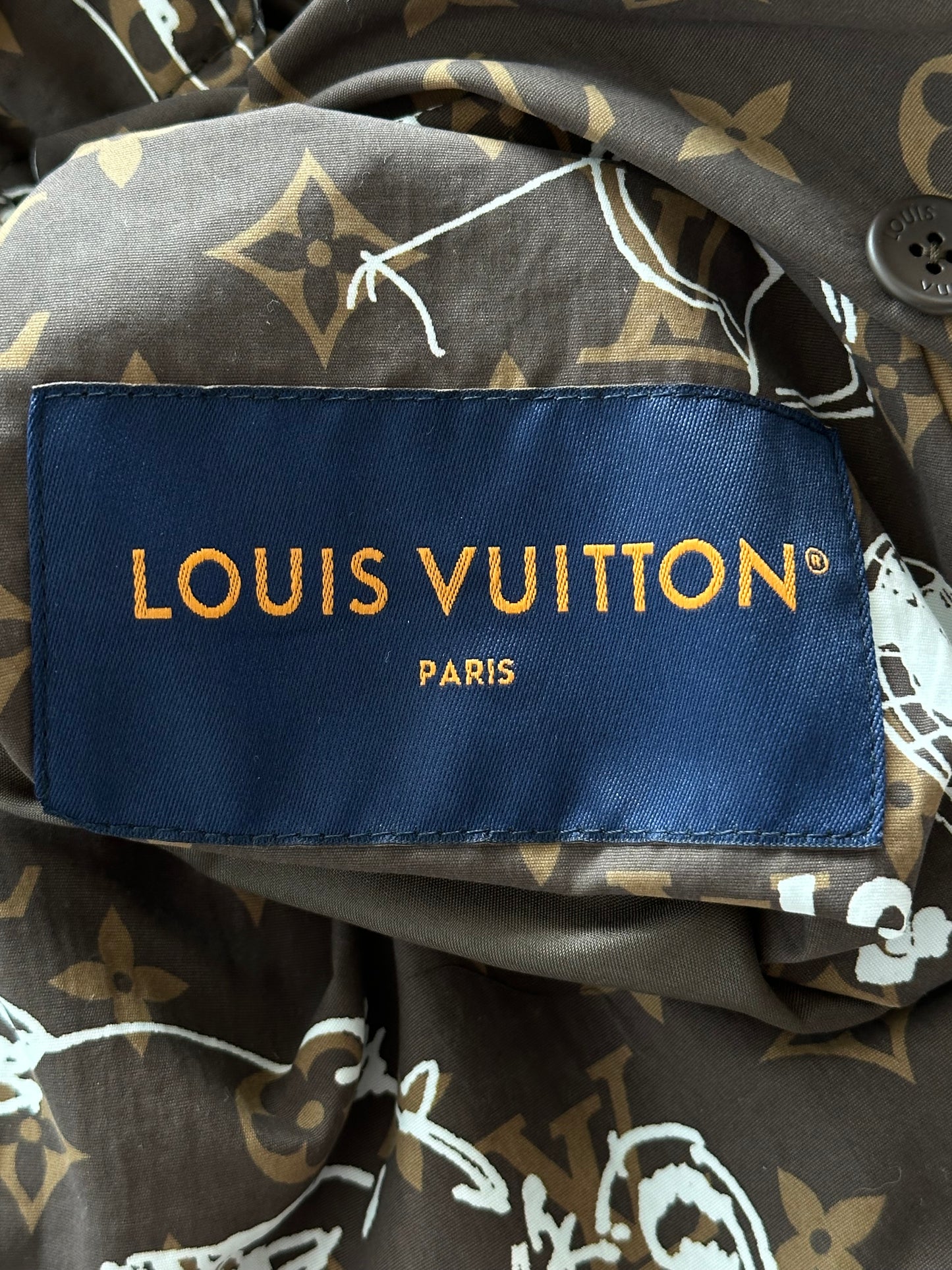 Louis Vuitton Brown Monogram Reversible Coat