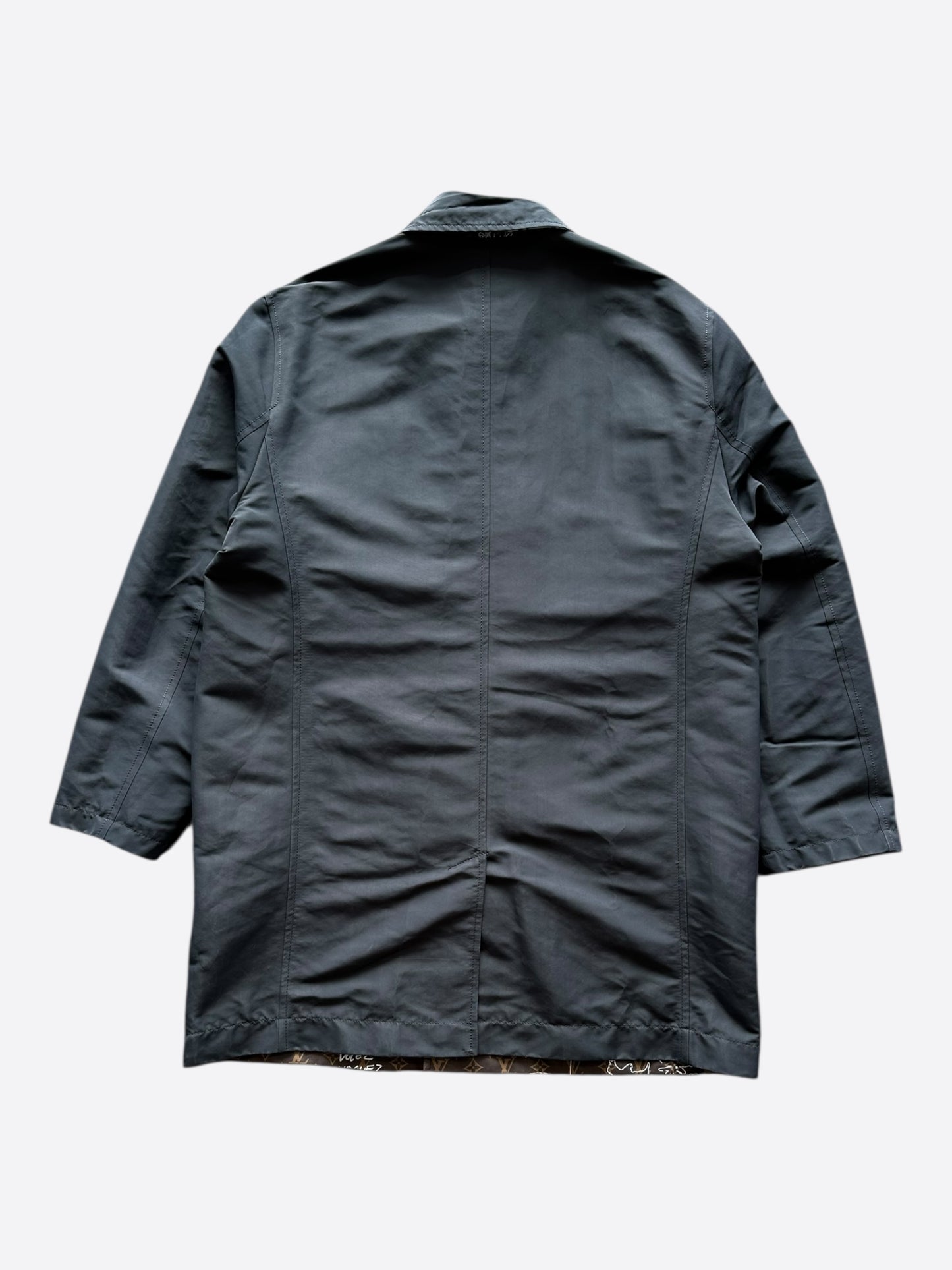 Louis Vuitton Brown Monogram Reversible Coat