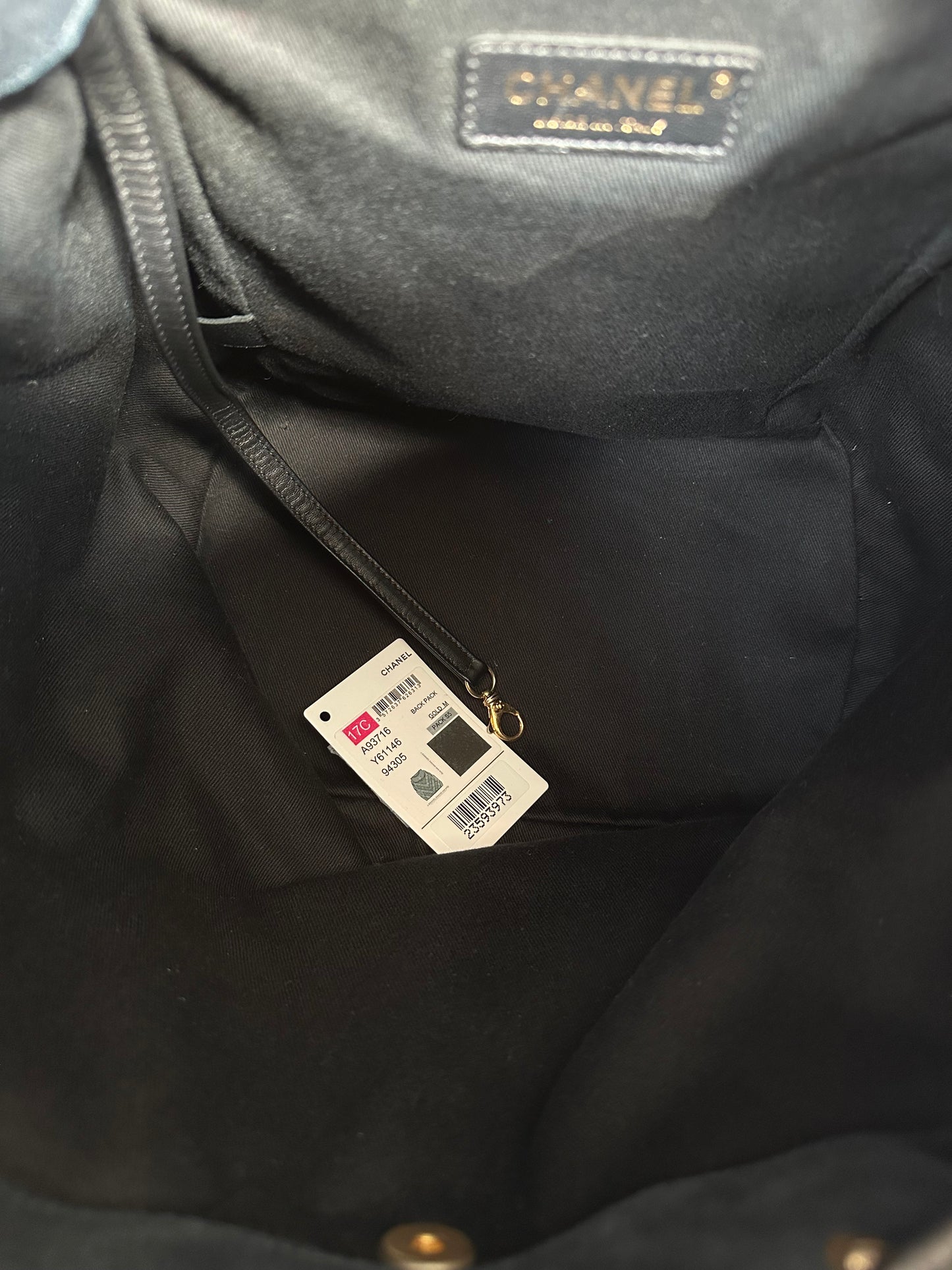 Chanel Navy Paris-Cuba Twist Backpack