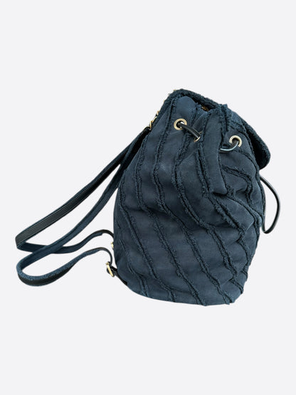 Chanel Navy Paris-Cuba Twist Backpack