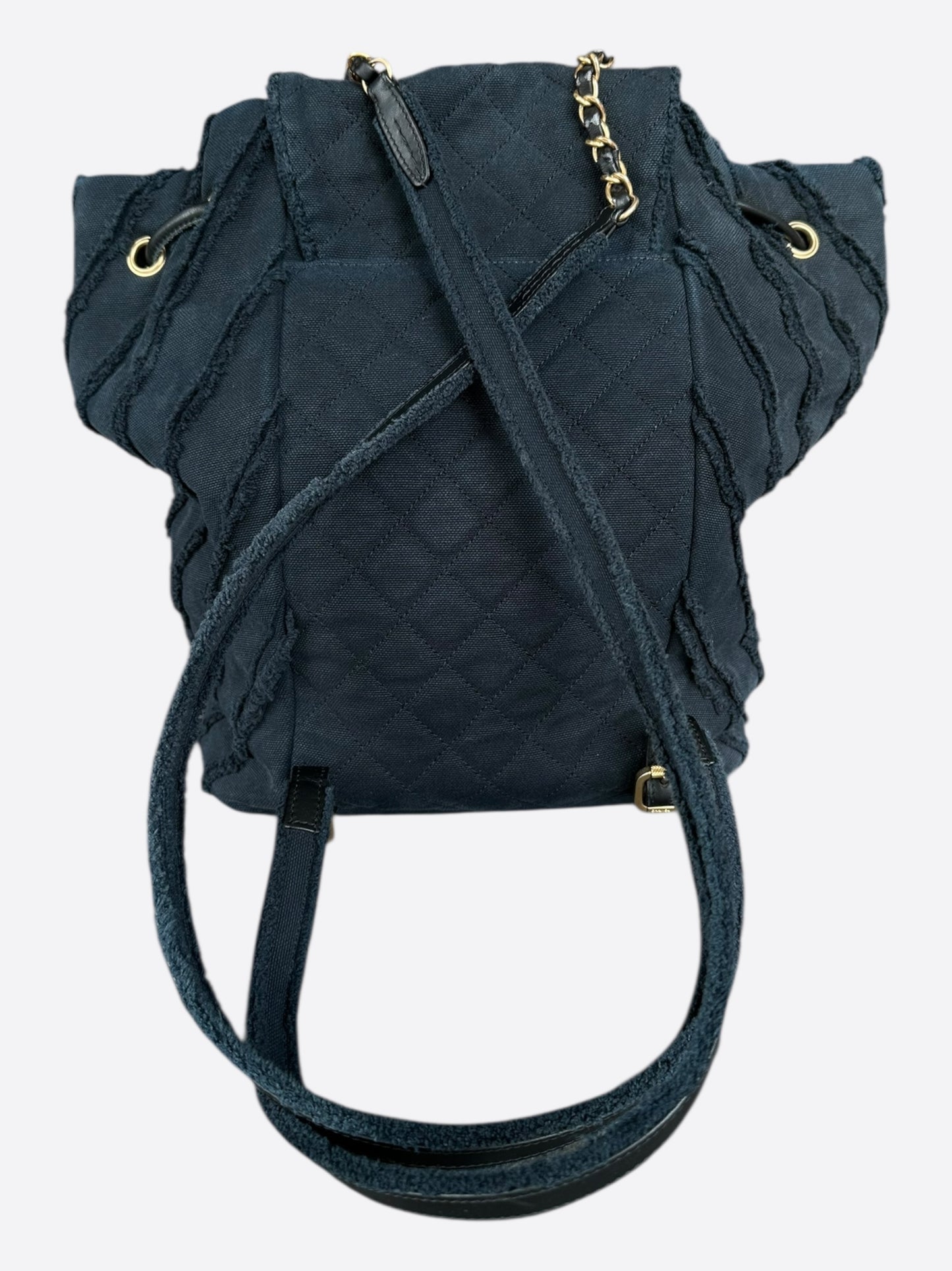 Chanel Navy Paris-Cuba Twist Backpack