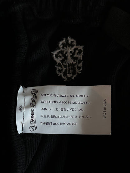 Chrome Hearts Black & White Dagger Women's Shorts