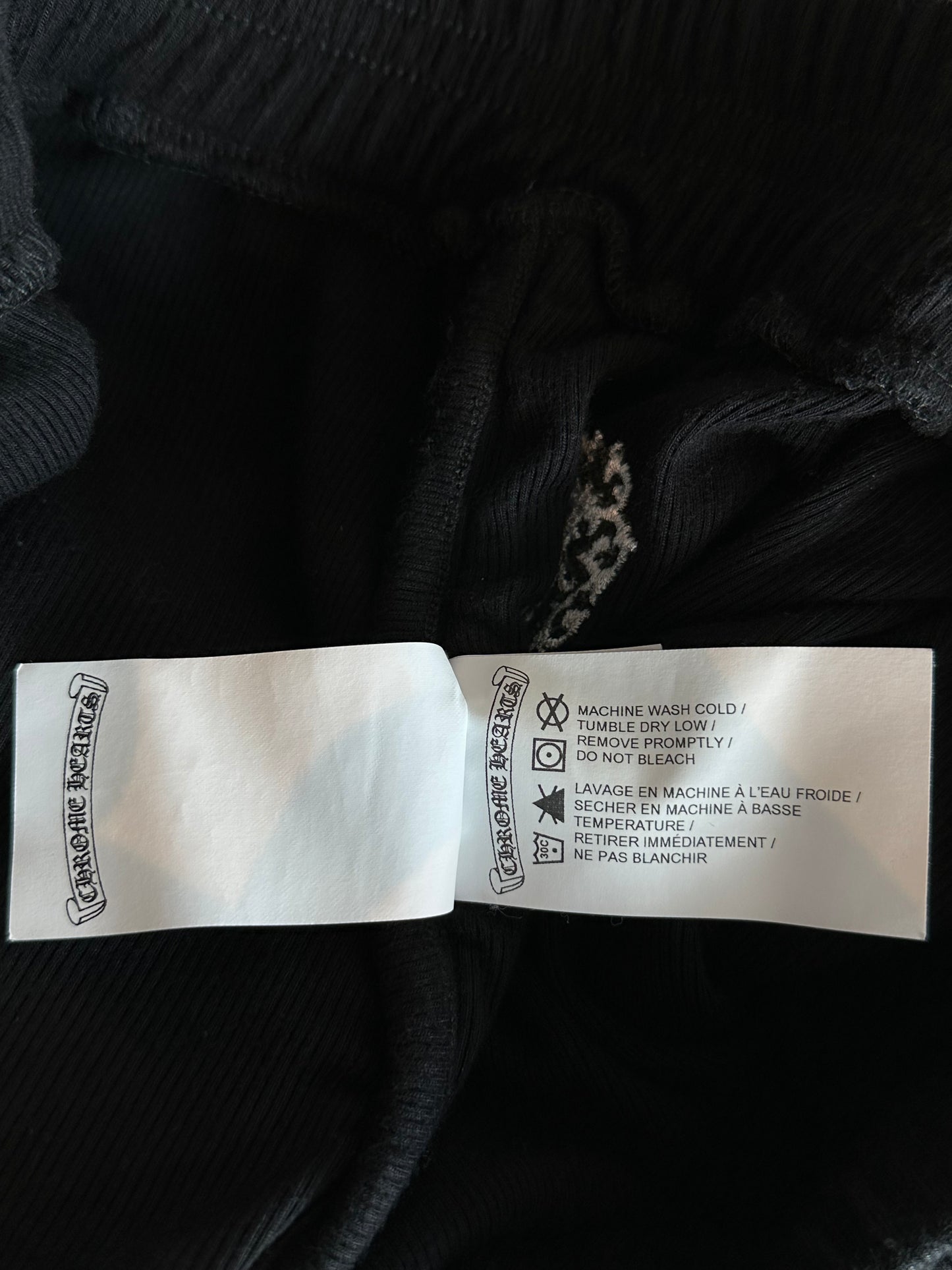 Chrome Hearts Black & White Dagger Women's Shorts