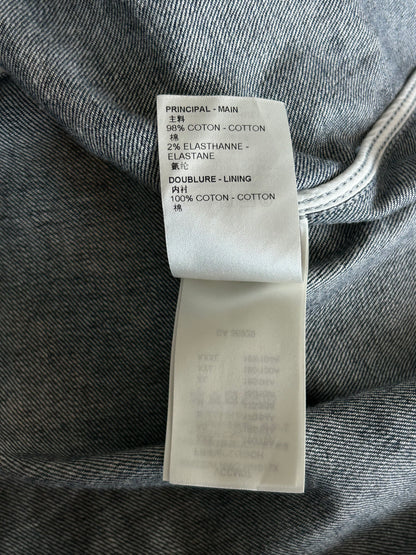 Louis Vuitton Blue Bleached Bandana Denim Button Up Shirt
