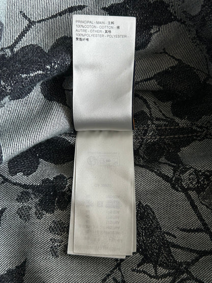 Louis Vuitton Blue & White Floral Monogram Denim Shirt