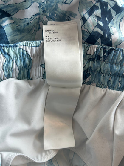 Louis Vuitton Blue & White Aquagarden Monogram Swimshorts