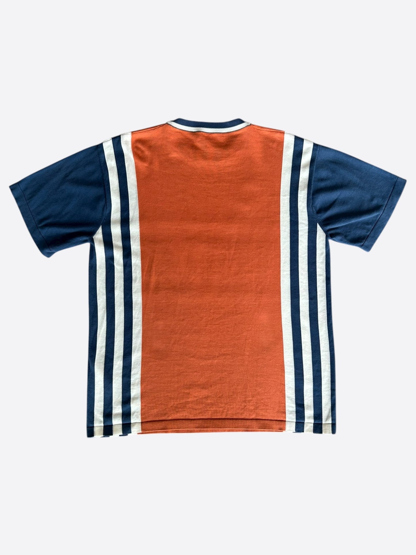Louis Vuitton Navy & Orange Logo Intarsia T-Shirt