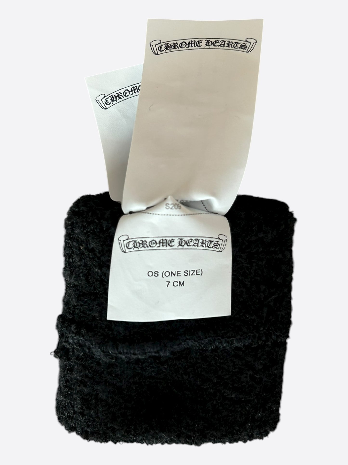 Chrome Hearts Black Cross Patch Sweatbands