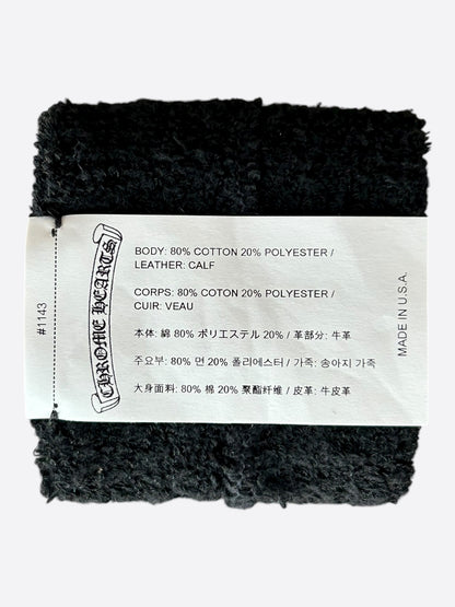 Chrome Hearts Black Cross Patch Sweatbands