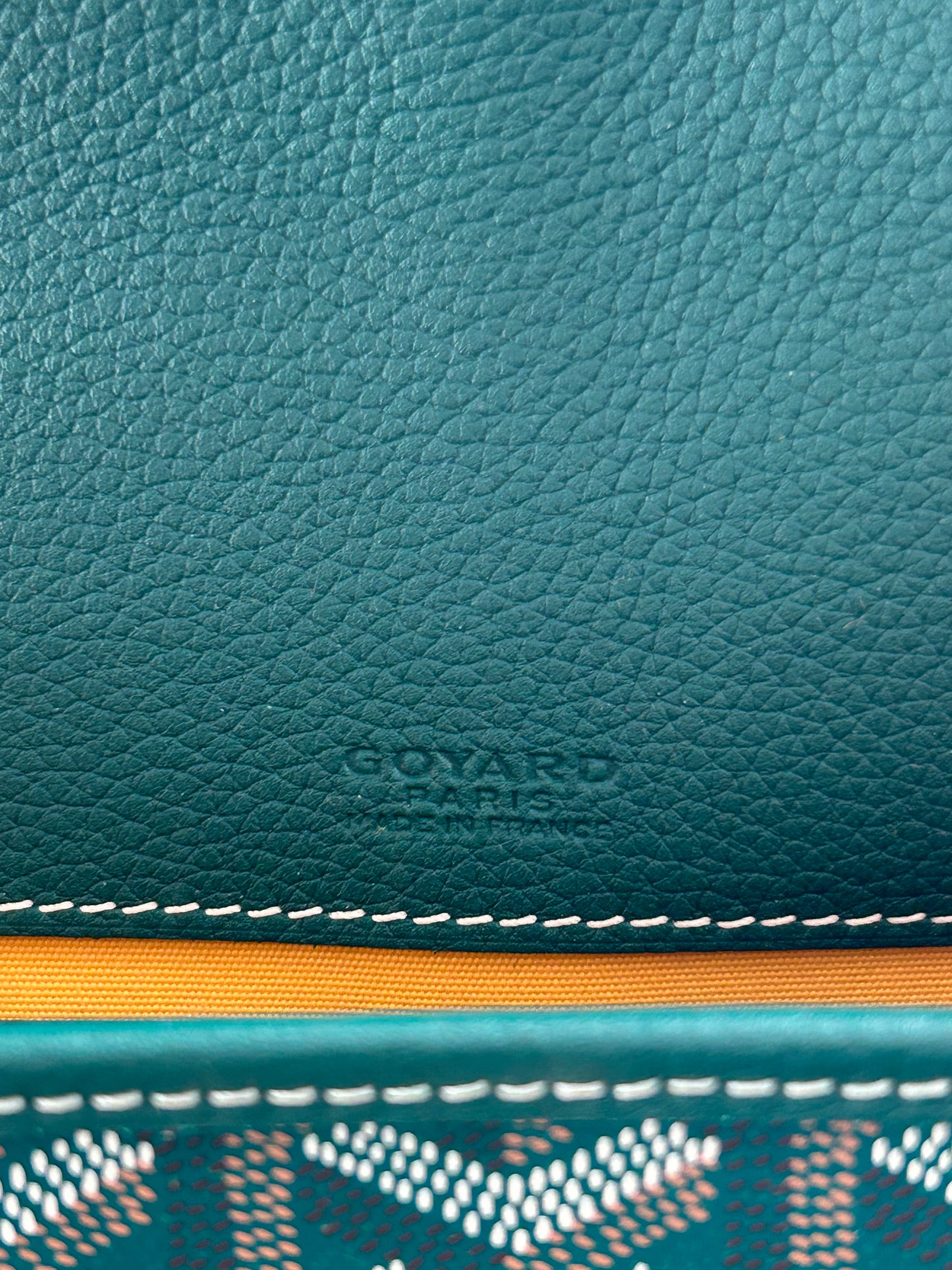 Goyard Green Belvedere MM Messenger Bag