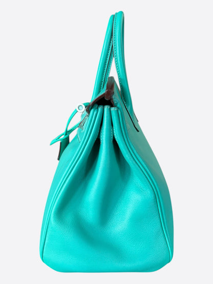 Hermes Blue Swift Birkin 25