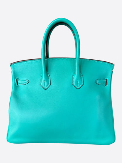 Hermes Blue Swift Birkin 25