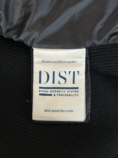 Moncler Black Tricot Puffer Cardigan