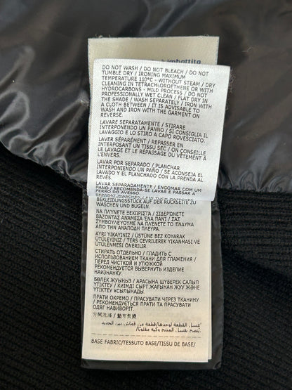 Moncler Black Tricot Puffer Cardigan