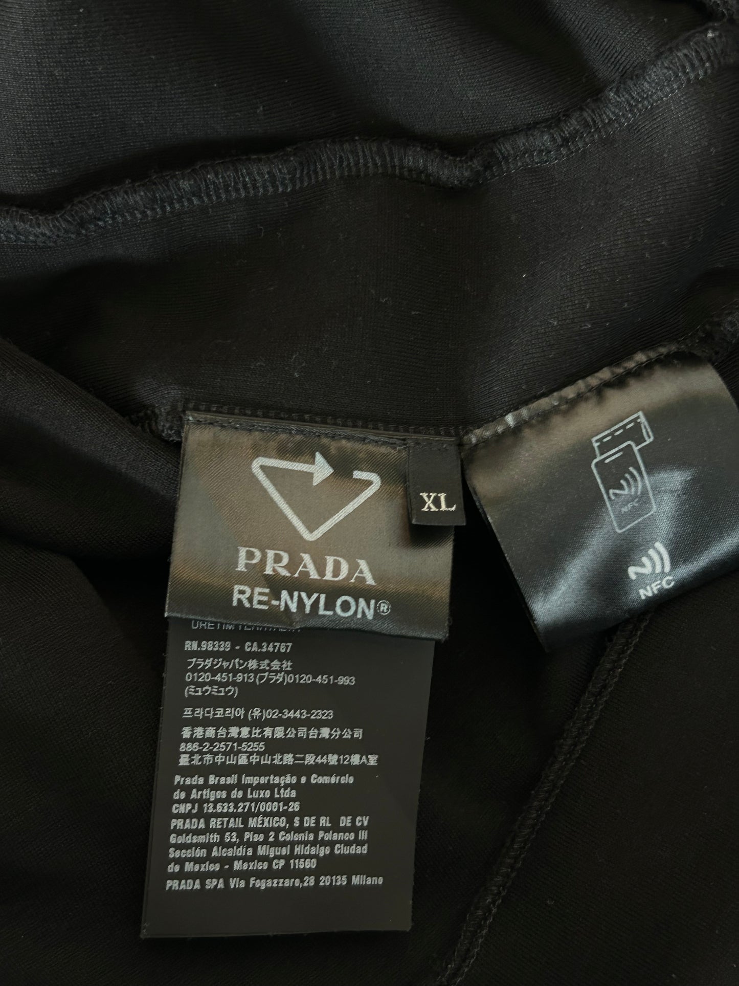 Prada Black Logo Sweater