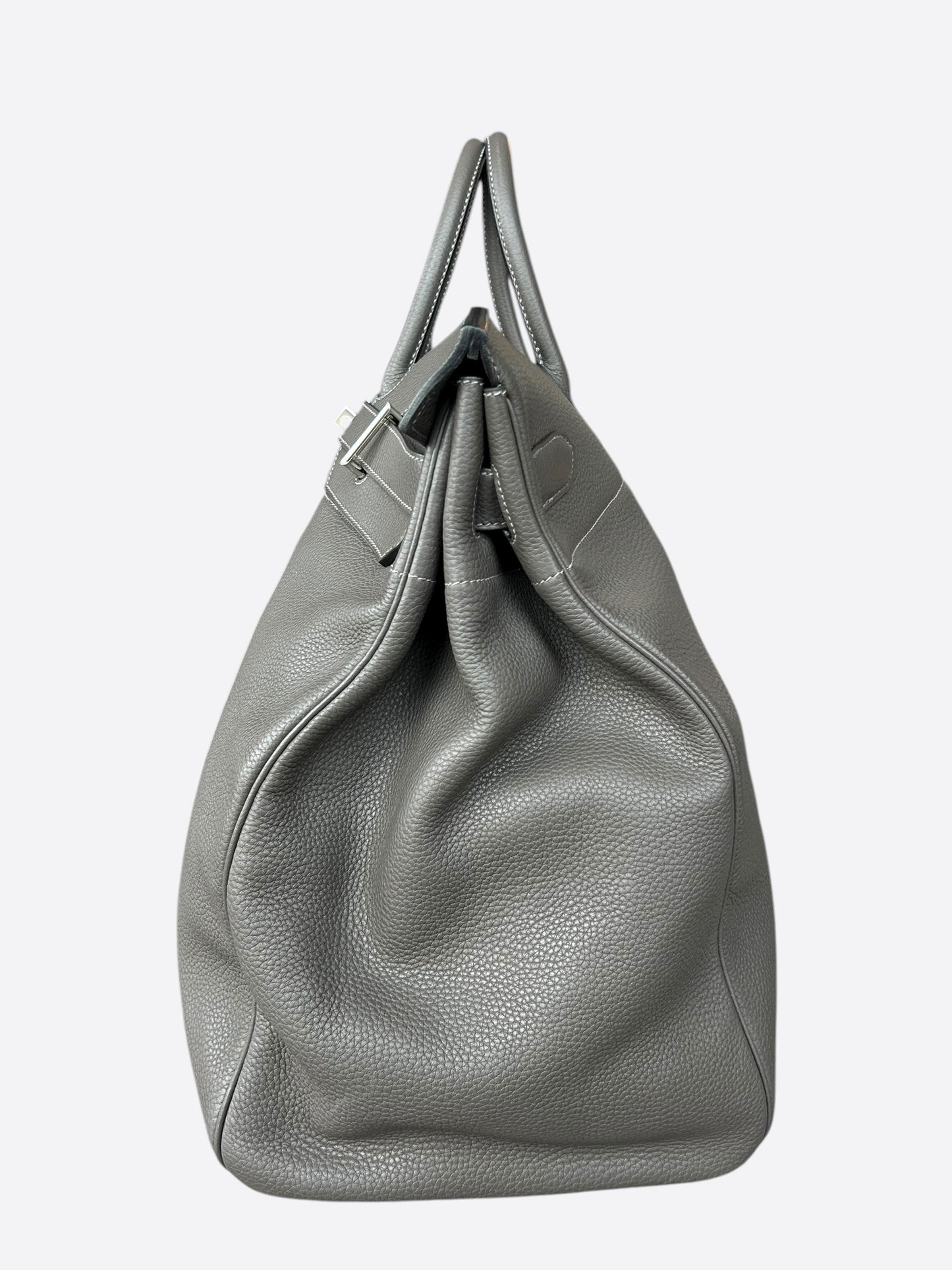 Hermes Etain Togo & Palladium Hardware HAC Birkin 50