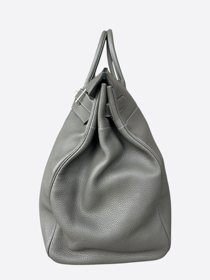 Hermes Etain Togo & Palladium Hardware HAC Birkin 50