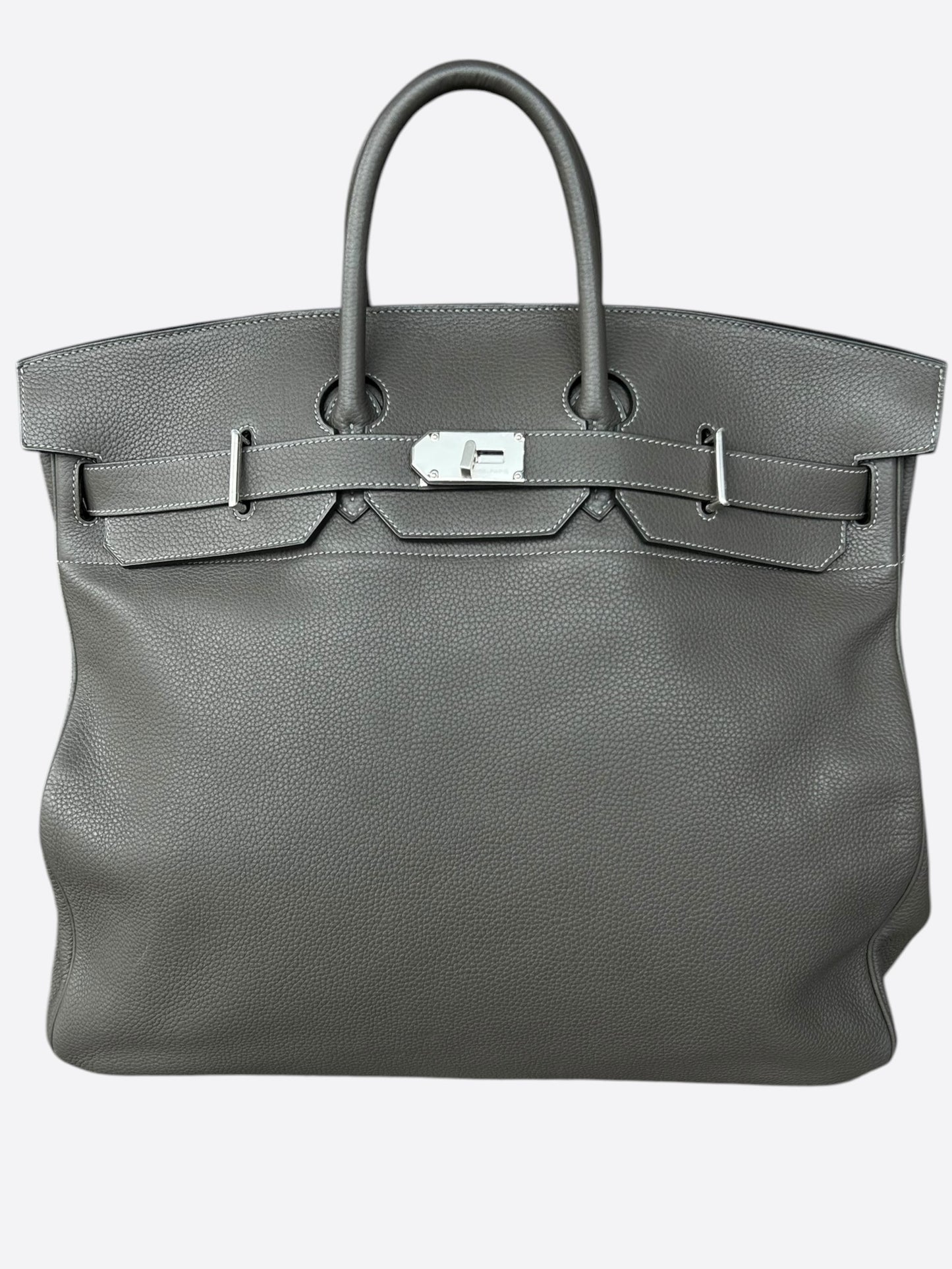 Hermes Etain Togo & Palladium Hardware HAC Birkin 50