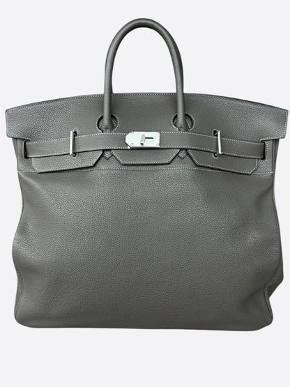 Hermes Etain Togo & Palladium Hardware HAC Birkin 50