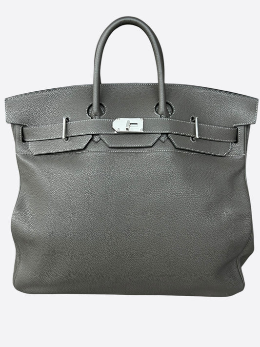 Hermes Etain Togo HAC Birkin 50