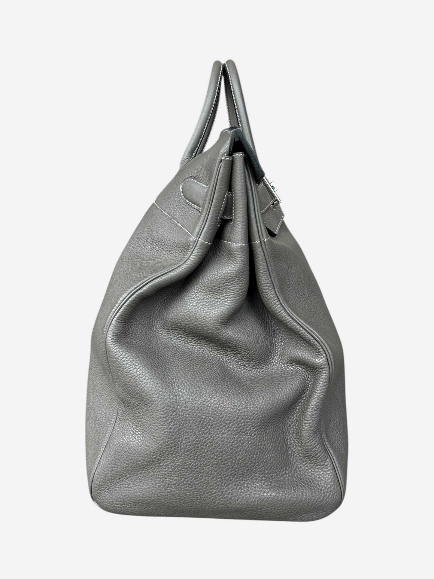 Hermes Etain Togo & Palladium Hardware HAC Birkin 50