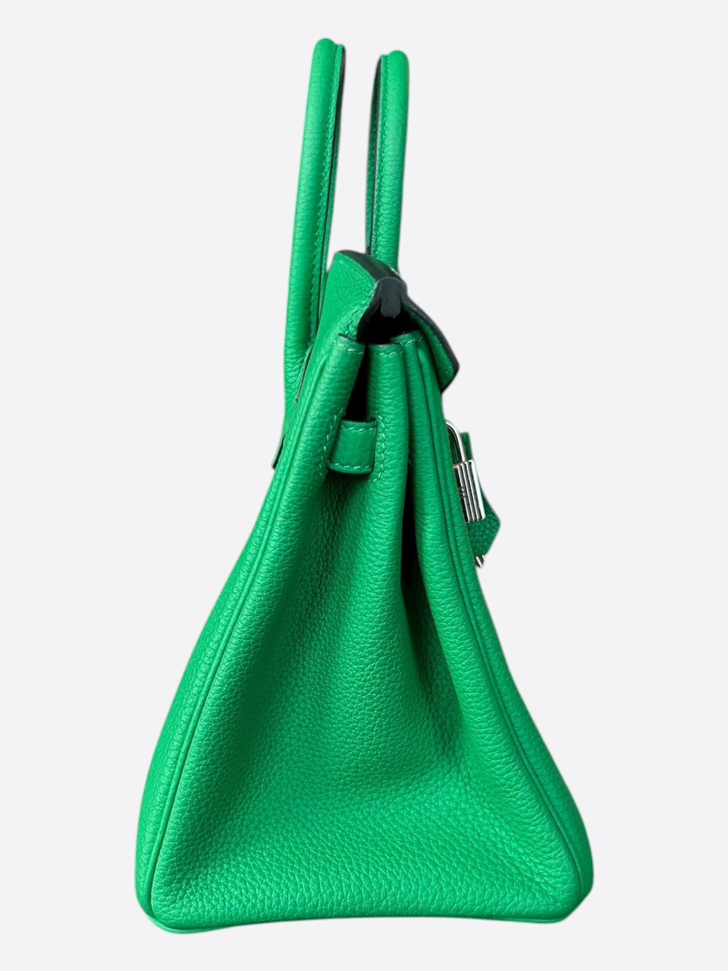 Hermes Bamboo Green Togo & Palladium Hardware Birkin 25