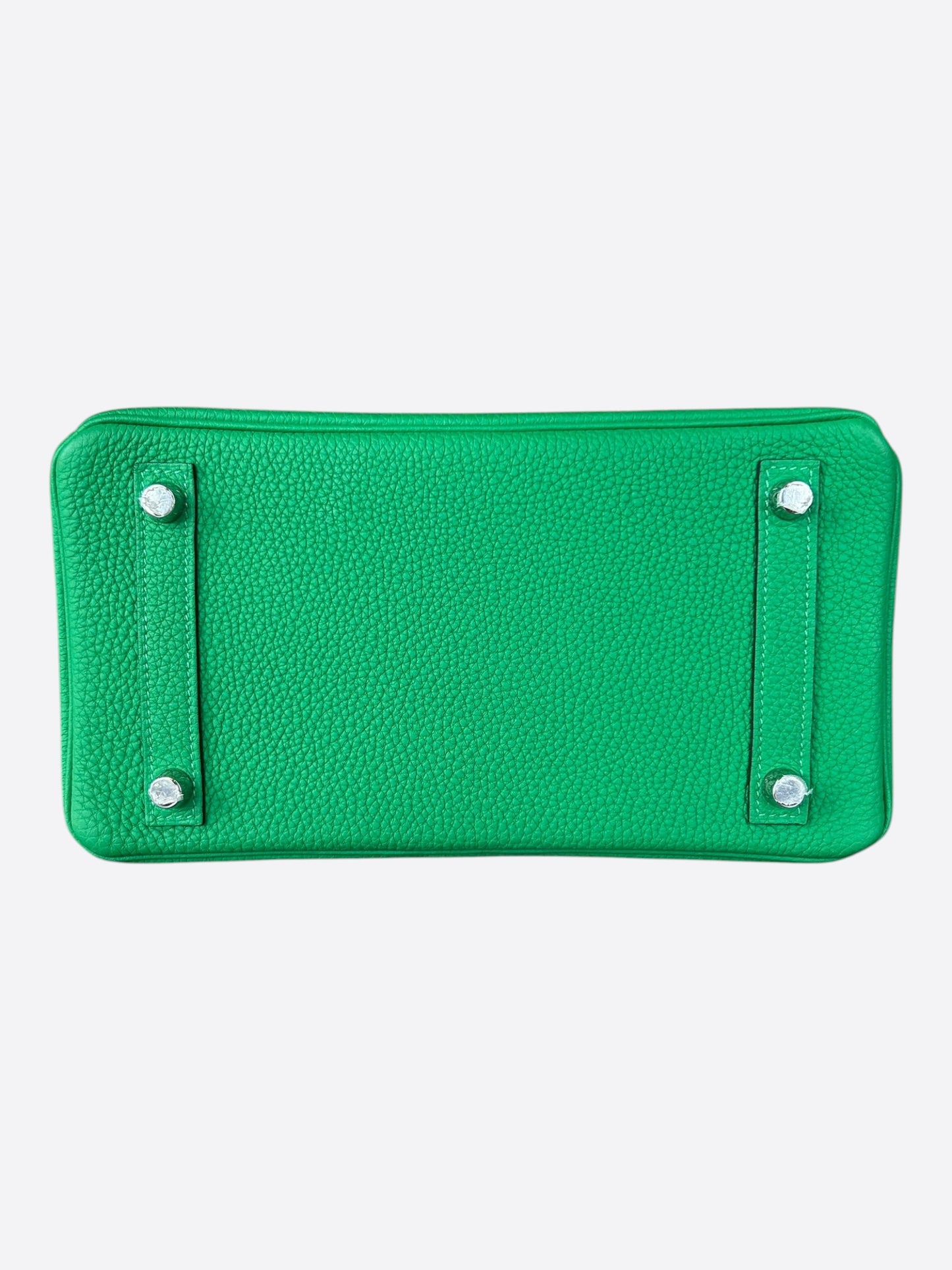 Hermes Bamboo Green Togo & Palladium Hardware Birkin 25