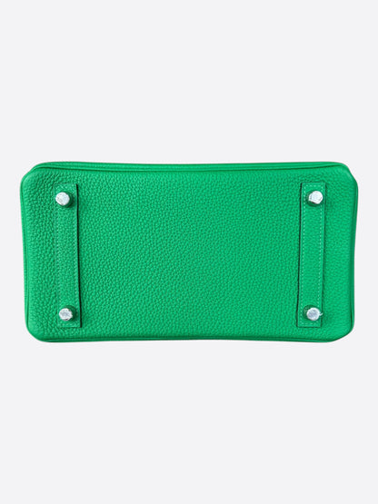 Hermes Bamboo Green Togo & Palladium Hardware Birkin 25