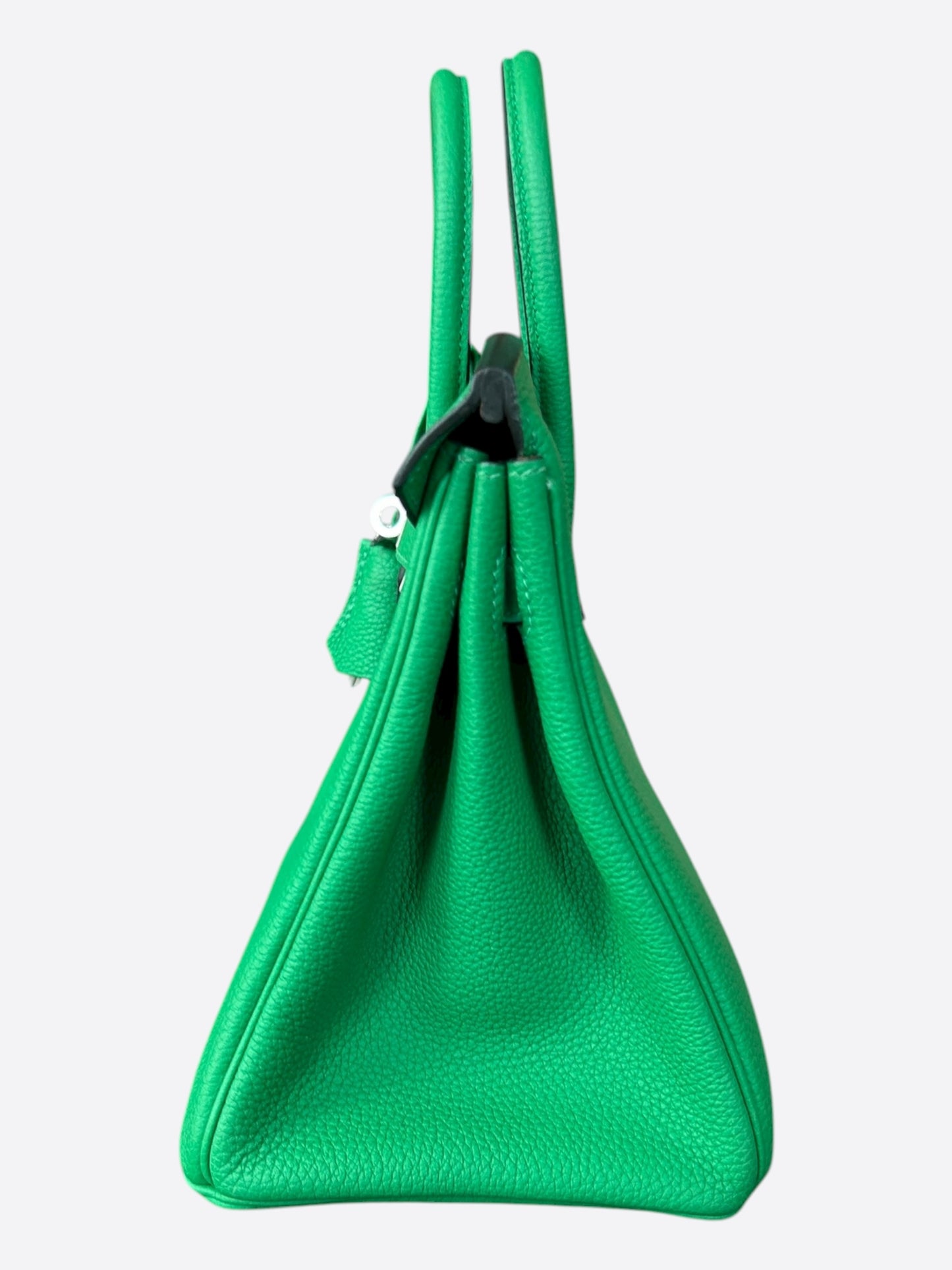 Hermes Bamboo Green Togo & Palladium Hardware Birkin 25