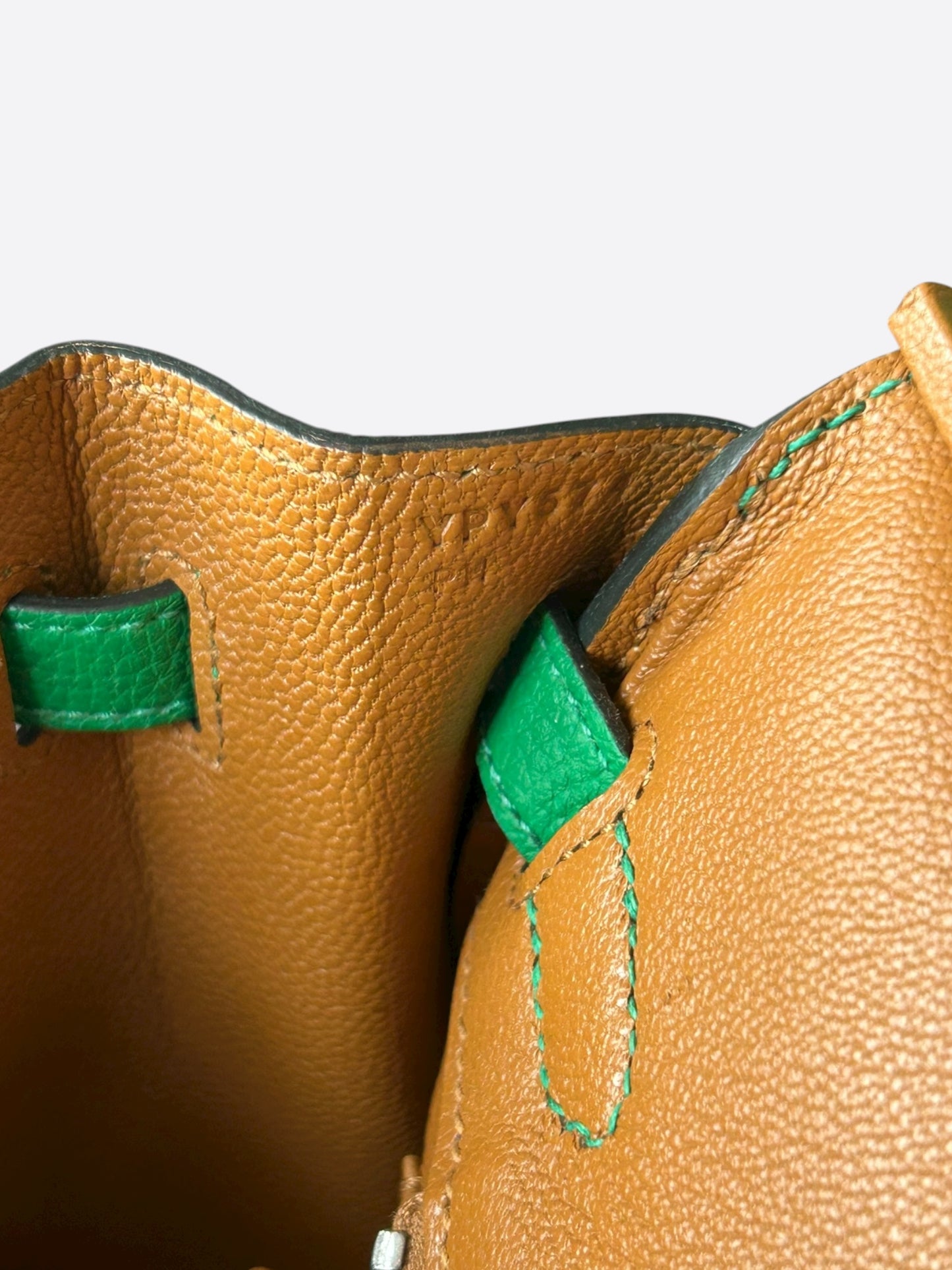 Hermes Bamboo Green Togo & Palladium Hardware Birkin 25