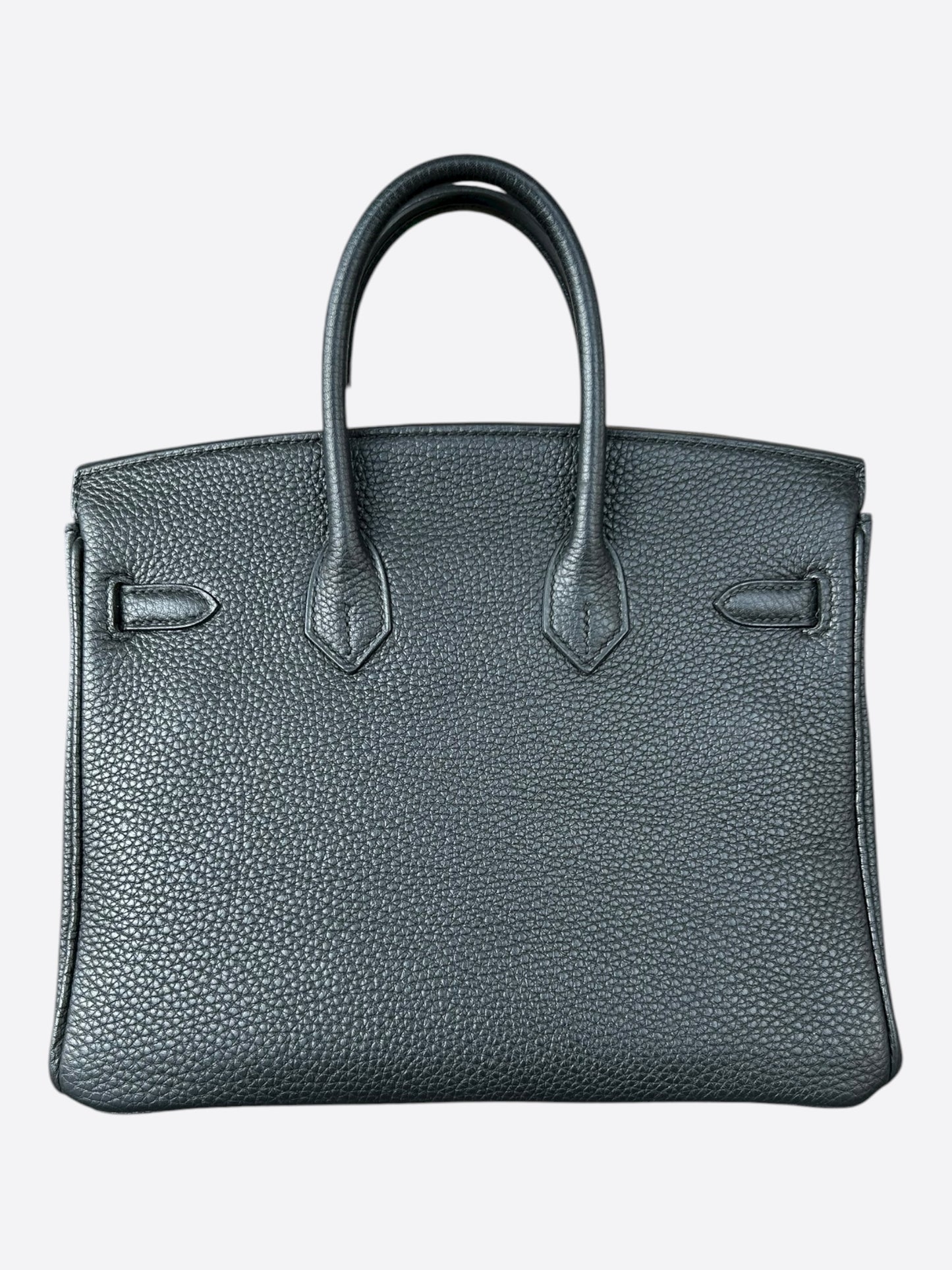 Hermes Black Togo & Palladium Hardware Birkin 25
