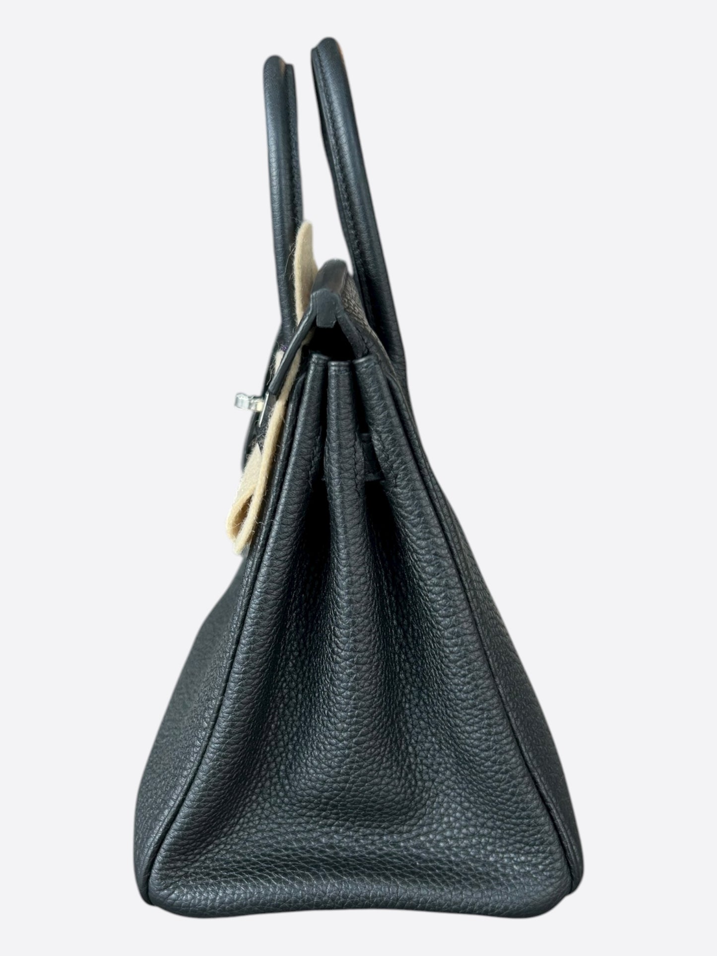 Hermes Black Togo & Palladium Hardware Birkin 25