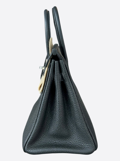 Hermes Black Togo & Palladium Hardware Birkin 25