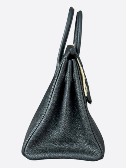 Hermes Black Togo & Palladium Hardware Birkin 25