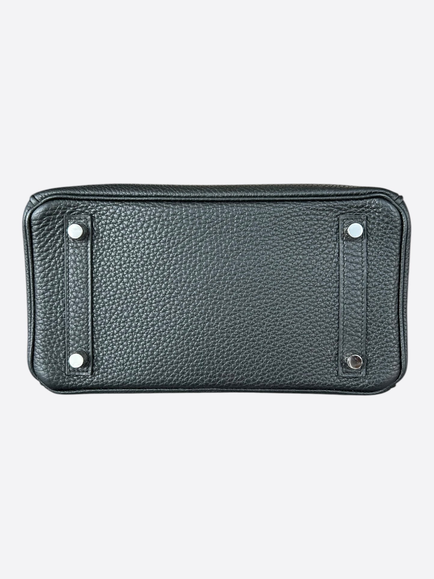 Hermes Black Togo & Palladium Hardware Birkin 25
