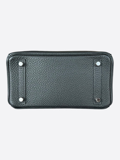 Hermes Black Togo & Palladium Hardware Birkin 25