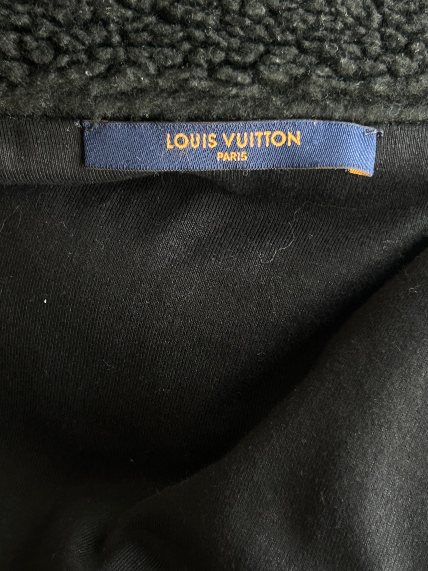 Louis Vuitton Nigo Black & Blue Checkered Fleece